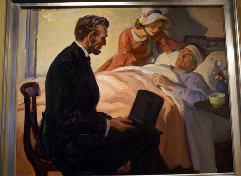 Pruett Carter, Lincoln Visiting the Wounded