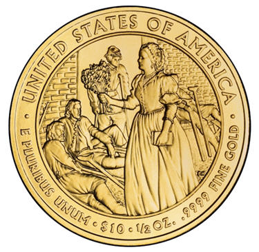 2010 Mary Todd Lincoln coin reverse