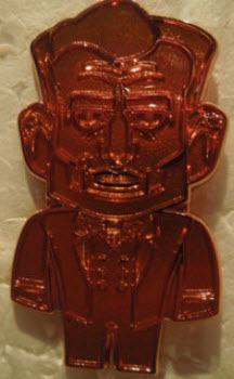 Abraham Lincoln vinylmation pin copper variant