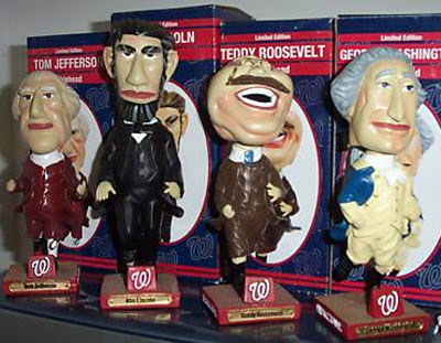 Washington Nationals bobbleheads