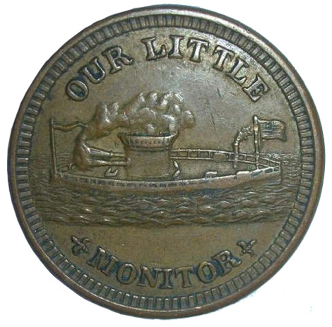 Our Little Monitor Civil War token