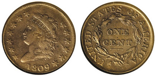 1809 large cent