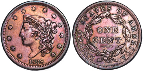 1838 matron cent
