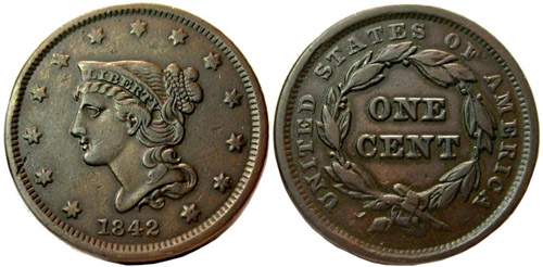 1842 cent