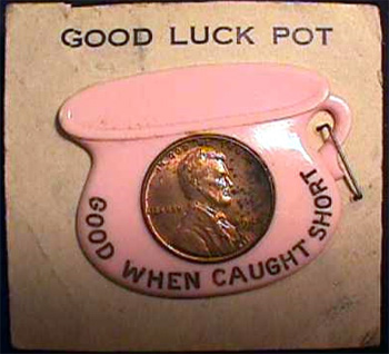 Encased Cent Good Luck Pot 1948