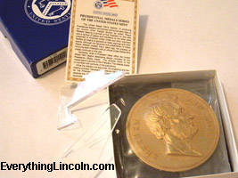 2009 Abraham Lincoln 3" bronze medal