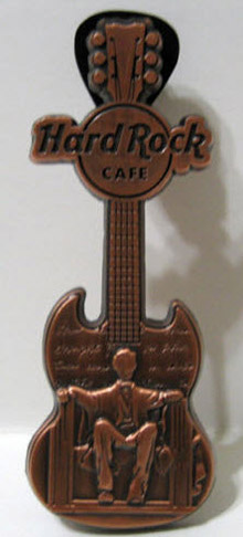 2008 Abe Lincoln Hard Rock Cafe guitar pin