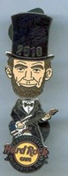 2010 Lincoln bobblehead pin