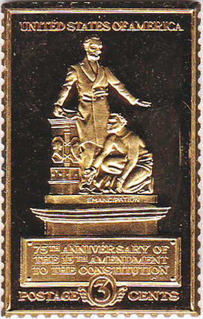 Emancipation Proclamation silver bar