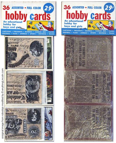 1962 Topps Civil War News rack pack