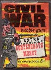 1962 Topps Civil War News wax pack