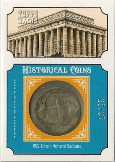 2012 Topps Magic Lincoln Memorial