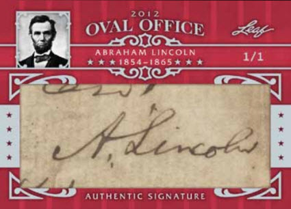 Abraham Lincoln Leaf Oval Office